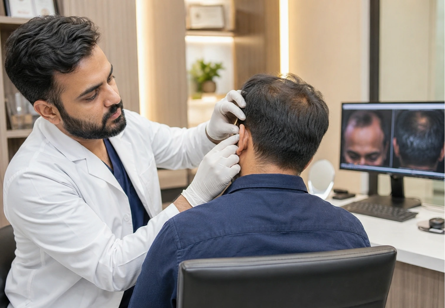 Hair Transplant Graft Planning At Dermatrix Clinic Jalgaon 1507x1044 Section Six
