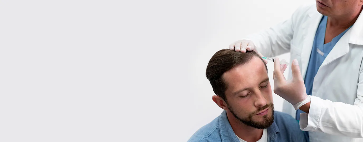 QR678 Treatment at Dermatrix in Mumbai & Thane, highlighting its use of biomimetic peptides to reduce hair fall and improve hair density 1376x540